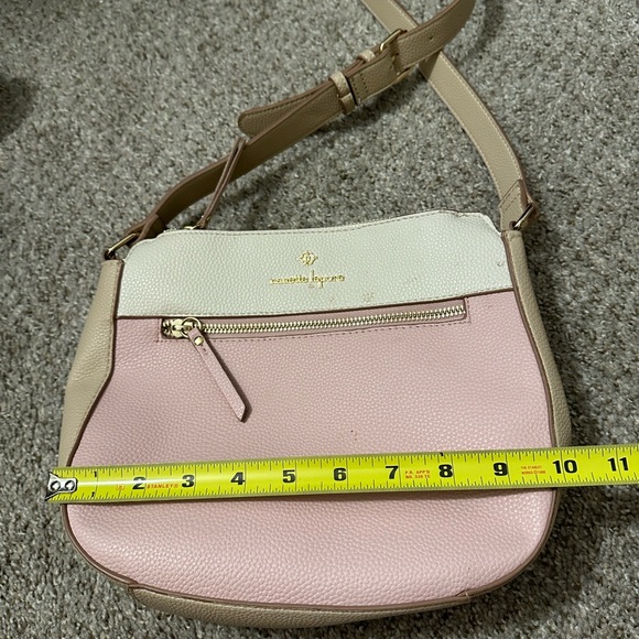 Nanette Lepore Pink and Cream Crossbody Bag - Picture 5 of 5